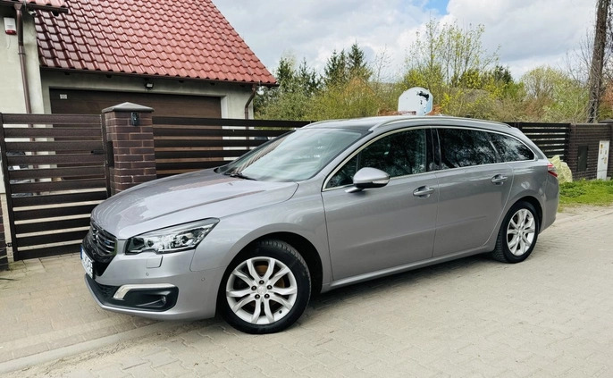 Peugeot 508 cena 49700 przebieg: 163400, rok produkcji 2015 z Strzegom małe 667